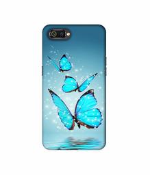 Amazon Brand - Solimo Designer Flying Butterflies 3D Printed Hard Back Case Mobile Cover for Realme C2