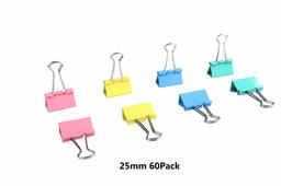 AmazonBasics Binder clips 25 EU Assorted Color