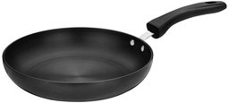 Amazon Brand - Solimo Hard Anodized Fry Pan, 24 cm, (Induction and Gas Compatible), Black