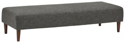 Amazon Brand – Rivet Ava Mid-Century Modern Upholstered Ottoman Bench, 63.4