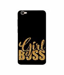 Amazon Brand - Solimo Designer Sparkle Girl Boss 3D Printed Hard Back Case Mobile Cover for Vivo V5