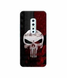 Amazon Brand - Solimo Designer Punisher Skull 3D Printed Hard Back Case Mobile Cover for Vivo V17 Pro