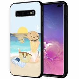 Amazon Brand - Solimo Designer Beach Printed Hard Back Case Mobile Cover for Samsung Galaxy S10 Plus (D1221)