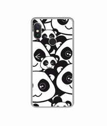 Amazon Brand - Solimo Designer Panda Texture UV Printed Soft Back Case Mobile Cover for Mi Redmi Note 5 Pro