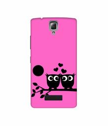 Amazon Brand - Solimo Designer Love Birds Vector 3D Printed Hard Back Case Mobile Cover for Lenovo A2010