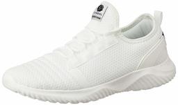 Amazon Brand - Symbol Men's White 2 Textile Sneakers-7 UK (41 EU) (8 US) (SYM-ET-009A)