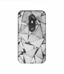 Amazon Brand - Solimo Designer Wooden Triangles 3D Printed Hard Back Case Mobile Cover for Gionee A1