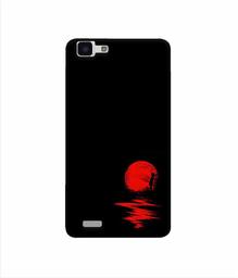 Amazon Brand - Solimo Designer Red Moon 3D Printed Hard Back Case Mobile Cover for Vivo Y27L