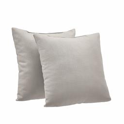 AmazonBasics 2-Pack Linen Style Decorative Throw Pillows - 18