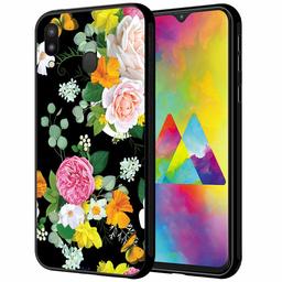 Amazon Brand - Solimo Designer Floral Printed Hard Back Case Mobile Cover for Samsung Galaxy M20