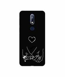 Amazon Brand - Solimo Designer Holding Hands 3D Printed Hard Back Case Mobile Cover for Nokia 7.1