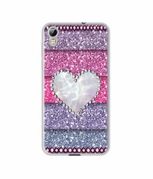 Amazon Brand - Solimo Designer Stone Heart UV Printed Soft Back Case Mobile Cover for Techno i3