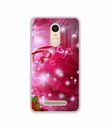 Amazon Brand - Solimo Designer Love UV Printed Soft Back Case Mobile Cover for Mi Redmi Note 3