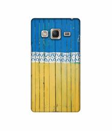 Amazon Brand - Solimo Designer Wooden Pattern 3D Printed Hard Back Case Mobile Cover for Samsung Z3