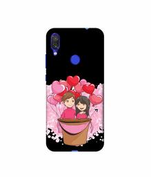 Amazon Brand - Solimo Designer Boy and Girl 3D Printed Hard Back Case Mobile Cover for Xiaomi Redmi Note 7 Pro