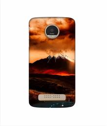 Amazon Brand - Solimo Designer Volcano 3D Printed Hard Back Case Mobile Cover for Motorola Moto Z Play