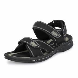 Centrino Men's Black Fisherman Sandals-6 UK (40 EU) (7 US) (6119-03)