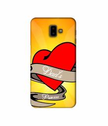 Amazon Brand - Solimo Designer Dad's Princess 3D Printed Hard Back Case Mobile Cover for Samsung Galaxy J6 Plus