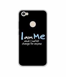 Amazon Brand - Solimo Designer Quotes UV Printed Soft Back Case Mobile Cover for Mi Redmi Y1 (Note 5A)