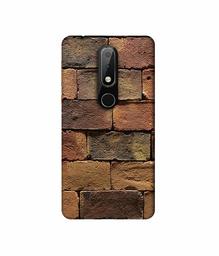 Amazon Brand - Solimo Designer Burn Bricks 3D Printed Hard Back Case Mobile Cover for Nokia 6.1 Plus