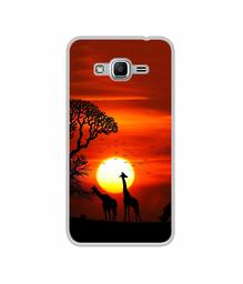 Amazon Brand - Solimo Designer Sunshade UV Printed Soft Back Case Mobile Cover for Samsung Galaxy J2 Ace