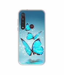 Amazon Brand - Solimo Designer Flying Butterflies UV Printed Soft Back Case Mobile Cover for Motorola Moto G8 Plus