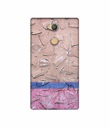 Amazon Brand - Solimo Designer Texture On Wall 3D Printed Hard Back Case Mobile Cover for Sony Xperia L2