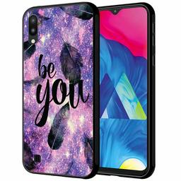 Amazon Brand - Solimo Designer Feather Printed Hard Back Case Mobile Cover for Samsung Galaxy M10 (D1163)