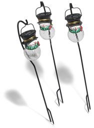 Strathwood Snowman Solar Stack Lights, 3-Pack