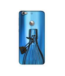 Amazon Brand - Solimo Designer Blue Bottle 3D Printed Hard Back Case Mobile Cover for LeTV Le 1s