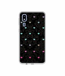 Amazon Brand - Solimo Designer Heart Texture UV Printed Soft Back Case Mobile Cover for Samsung Galaxy A2 Core