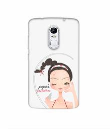 Amazon Brand - Solimo Designer Papa's Princess 3D Printed Hard Back Case Mobile Cover for Lenovo Vibe X3