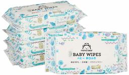 [Amazon Brand] Mama Bear Baby Wipes, 99% Pure Water, 60 Sheets x 5 Pieces (300 Sheets) Made in Japan, Paraben Free