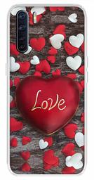 Amazon Brand - Solimo Designer Multicolor Beautiful Heart Design Printed Soft Back Case Mobile Cover for Oppo F15