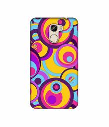 Amazon Brand - Solimo Designer Multicolor Circle 3D Printed Hard Back Case Mobile Cover for Gionee X1