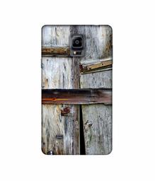 Amazon Brand - Solimo Designer Old Door 3D Printed Hard Back Case Mobile Cover for Samsung Galaxy Note 4