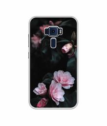 Amazon Brand - Solimo Designer Dark Flowers Photography UV Printed Soft Back Case Mobile Cover for Asus Zenfone 3 ZE520KL