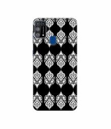 Amazon Brand - Solimo Designer S Shape Pattern 3D Printed Hard Back Case Mobile Cover for Samsung Galaxy M31