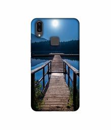 Amazon Brand - Solimo Designer Wooden Beach 3D Printed Hard Back Case Mobile Cover for Vivo V9 / V9 Pro