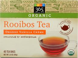 365 Everyday Value, Organic Rooibos Tea, Orange Vanilla Crème, 40 ct