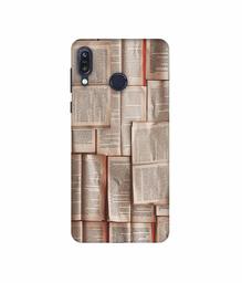 Amazon Brand - Solimo Designer Books Texture 3D Printed Hard Back Case Mobile Cover for Asus Zenfone Max M1 ZB555KL