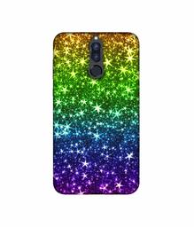 Amazon Brand - Solimo Designer Multicolor Stars 3D Printed Hard Back Case Mobile Cover for Huawei Honor 9i