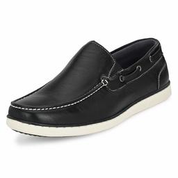 Stanton Men's Black Loafers-10 UK (44 EU) (11 US) (FK/DD-7/BLK)