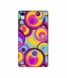 Amazon Brand - Solimo Designer Multicolor Circle 3D Printed Hard Back Case Mobile Cover for Sony Xperia Z2