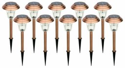 Strathwood 10 piece Outdoor Solar Light Set, Copper