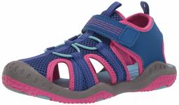 Amazon Essentials Girls' Sydney Sandal, Purple, 6 Medium US Big Kid