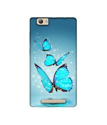 Amazon Brand - Solimo Designer Flying Butterflies UV Printed Soft Back Case Mobile Cover for Lava A97