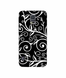 Amazon Brand - Solimo Designer Flower Patterns 3D Printed Hard Back Case Mobile Cover for Samsung Galaxy S5 i9600