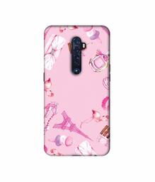 Amazon Brand - Solimo Designer Ladies Accessories 3D Printed Hard Back Case Mobile Cover for Oppo Reno 2