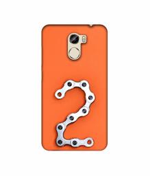 Amazon Brand - Solimo Designer Two Number 3D Printed Hard Back Case Mobile Cover for Gionee X1